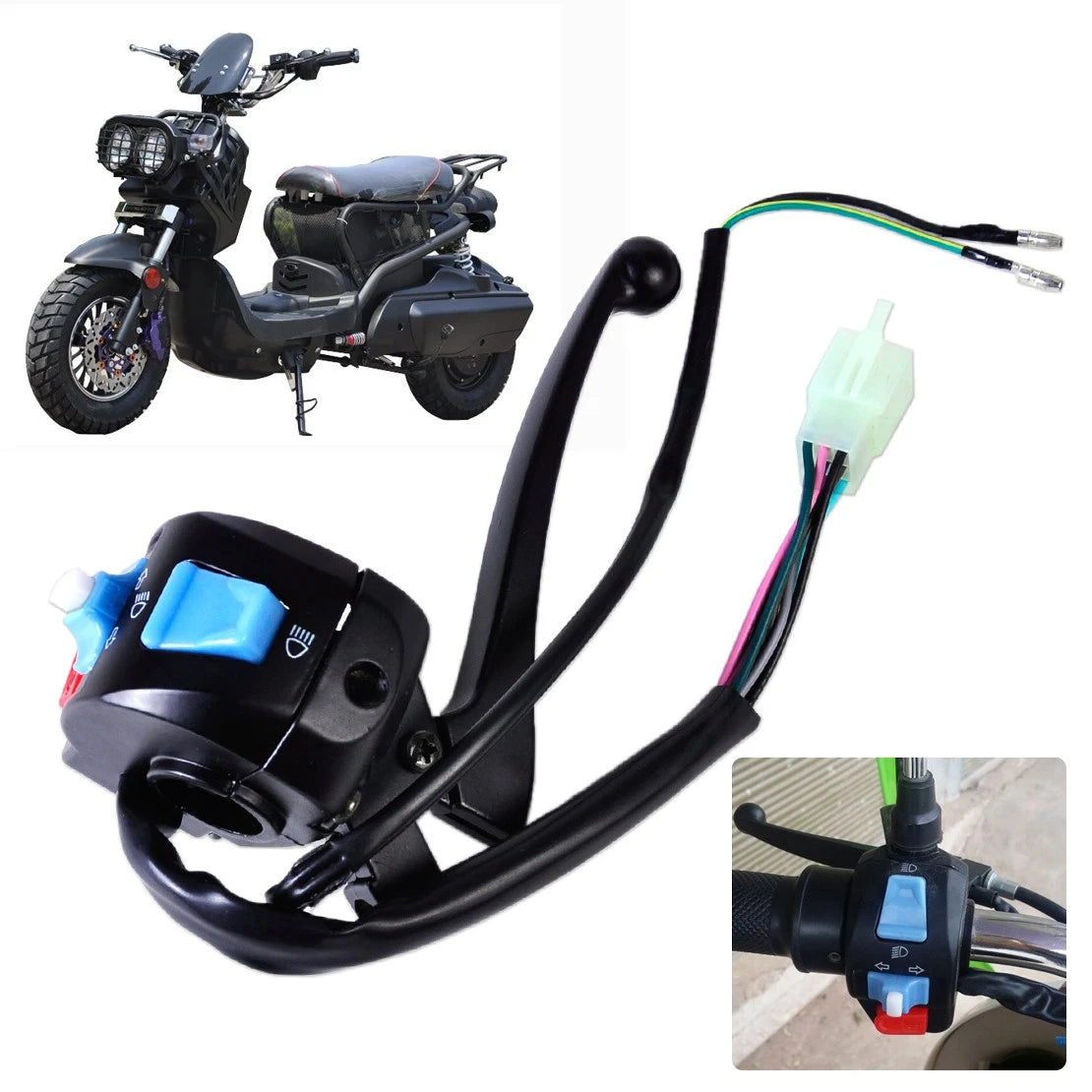 7/8" Motorcycle Horn Handlebar Switch for Harley Chopper ( Specified)