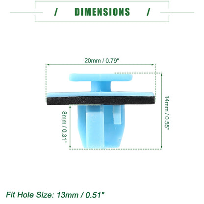 Wheel Opening Retainer Clips for Hyundai Santa Fe (2013-2021) - 100 Pcs