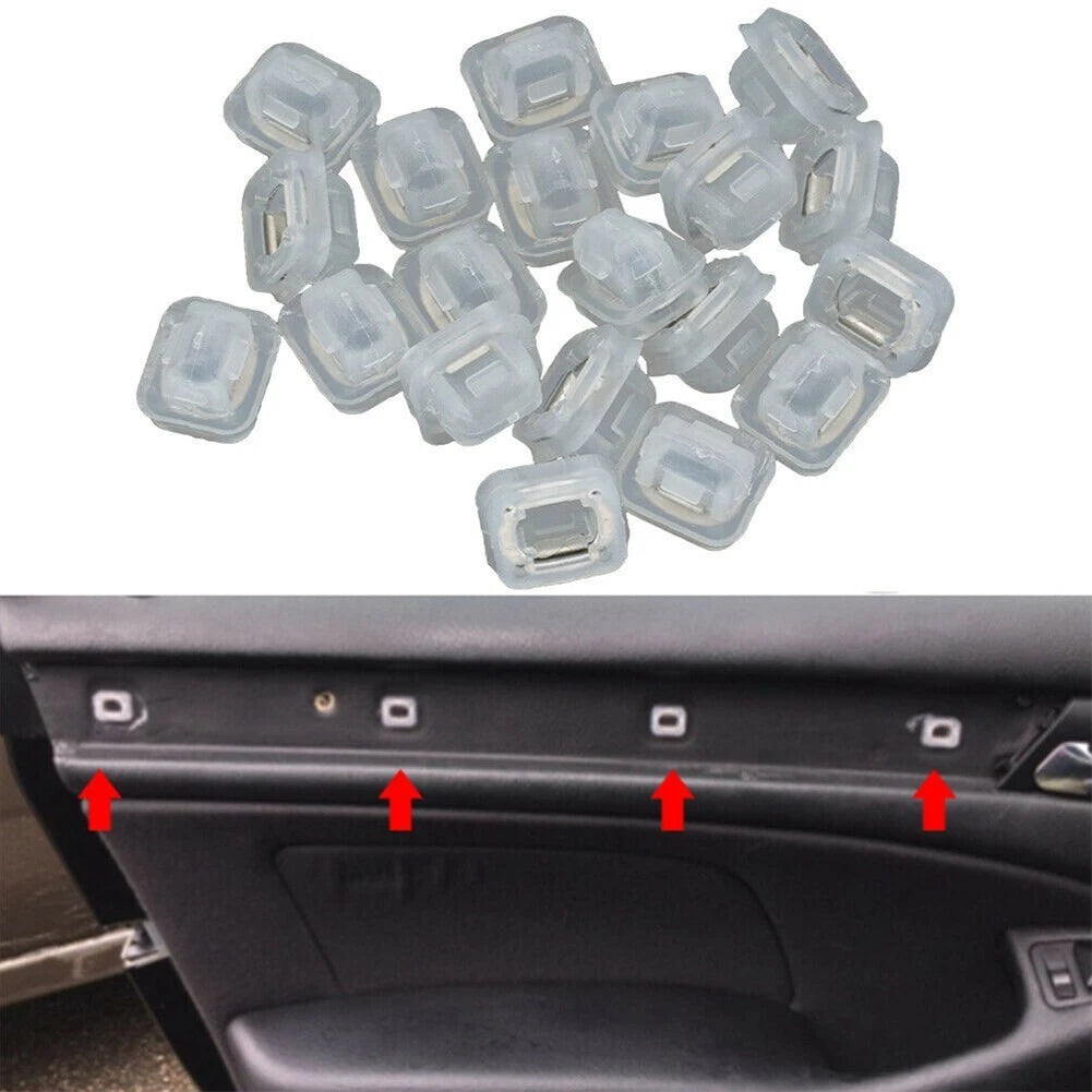 20 x Door Trim Panel Clips for 3 Series E46 E90 E91 X5 E53 (1998–2013)