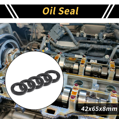 Oil Seal / 42x65x8mm 5 Pcs / NBR Rubber Shaft Seal Seal Ring