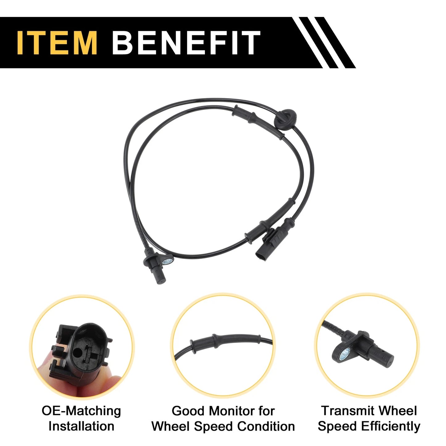 ABS Wheel Speed Sensor for Mazda 323 (1990-2003) Front Right