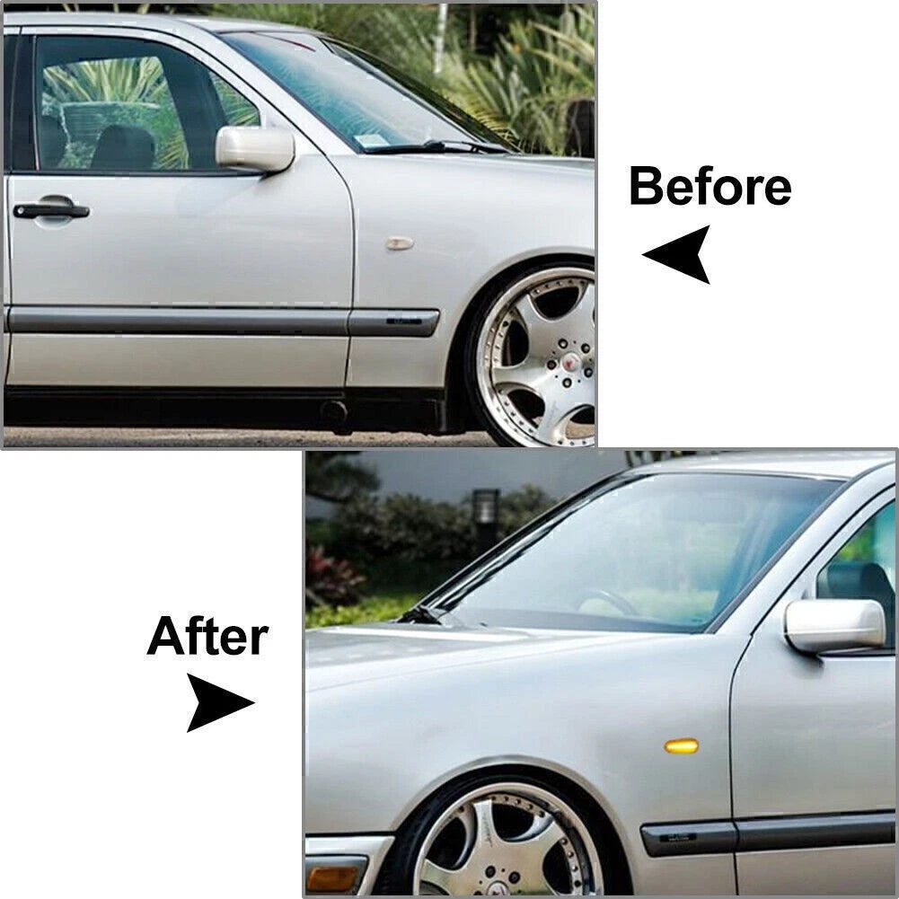 LED Dynamic Side Marker Turn Signal Light for Mercedes