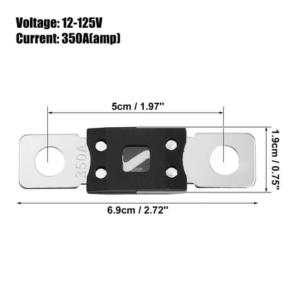 3pcs 350A 12V High Current Fuse Holder for Car Boat Motorcycle