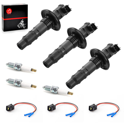 Ignition Coil & Spark Plug for SeaDoo RXT RXP GTX GTR GTI WAKE GTS (2000–2015)