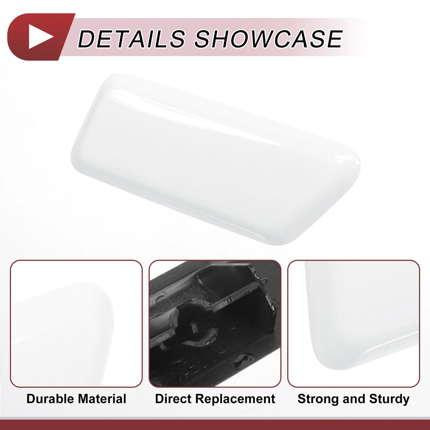 Washer Nozzle Cover Cap for Mitsubishi Outlander (2006-2018) White