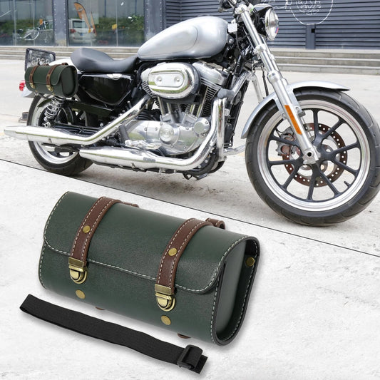 Saddlebag Side Tool Bags 2 x Quick Release Buckles Green for Motorcycle