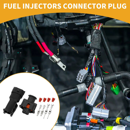 2 x Fuel Injector Connector Plugs for Ford