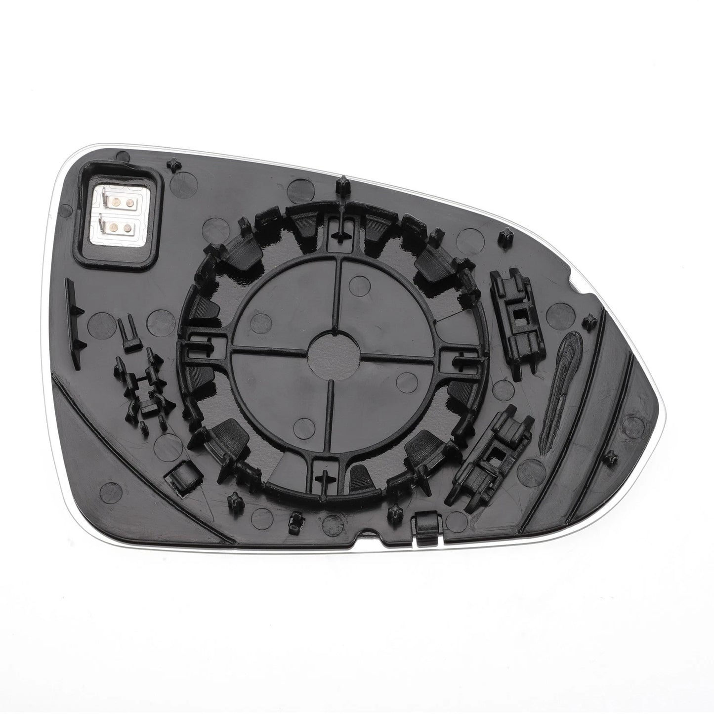 Left Side Heated White Mirror Glass for KIA Stonic (2017-2023)