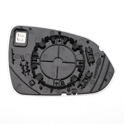 Left Side Heated White Mirror Glass for KIA Stonic (2017-2023)