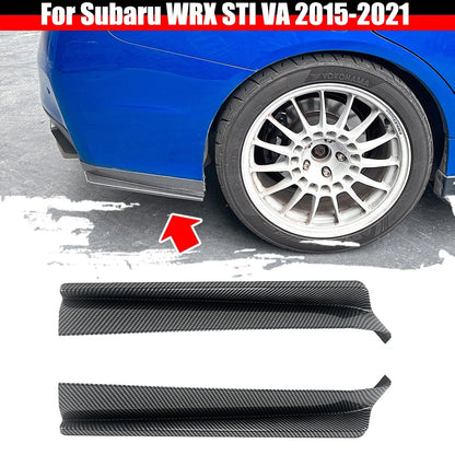 Rear Bumper Aprons Spats Cap Corner Splitter Spats for Subaru WRX STI (2015–2021)