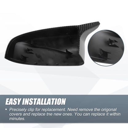 Carbon Fiber Rearview Mirror Cover for BMW X5 X6 E70 E71 (2008-2013)