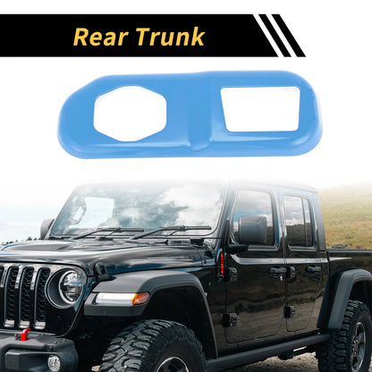 Rear Trunk Lock Panel Cover for Jeep Wrangler JL JLU (2018-2024) Light Blue