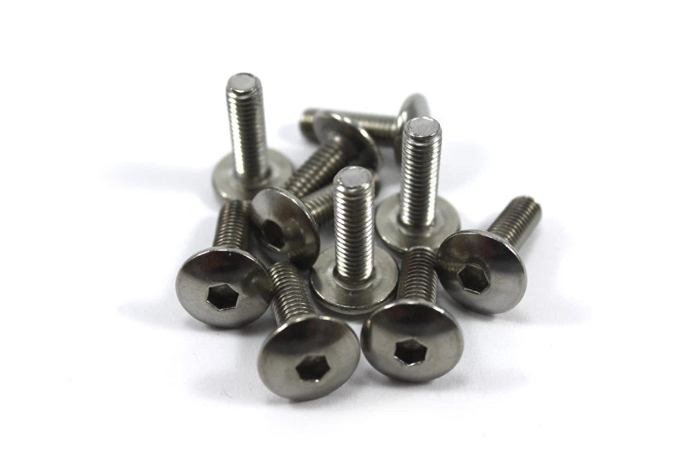 10x Tornillos M6x20mm Pan Seta Botón Cabeza Inoxidable for Yamaha R1 R6