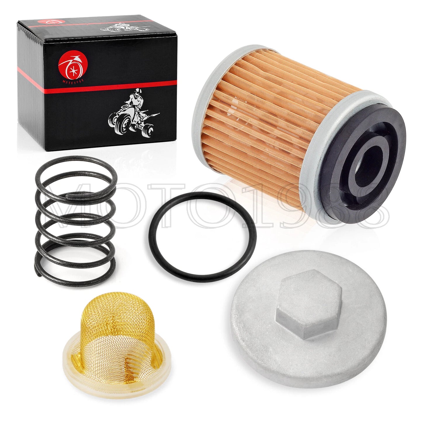 Oil Drain Plug CAP Spring Oil Filter STRAINER for YAMAHA MOTO-4 TRI-MOTO 200/225