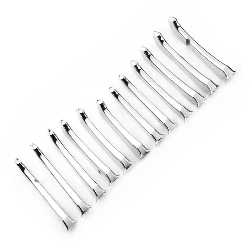 Chrome Front Grille Vent Cover Trim for Maserati Ghibli (2013-2017)