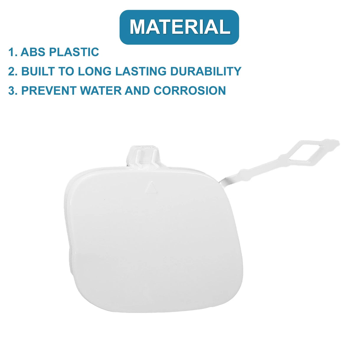 Front Right Bumper Tow Hook Cover for Mercedes-Benz GLB250 (2020-2022) White