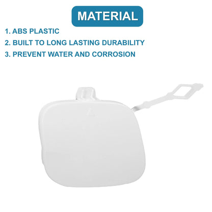 Front Right Bumper Tow Hook Cover for Mercedes-Benz GLB250 (2020-2022) White