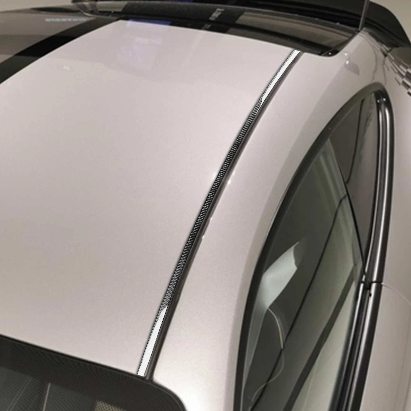 Soft Carbon Fiber Roof Trim Strip for Porsche 911 992 2019-2023