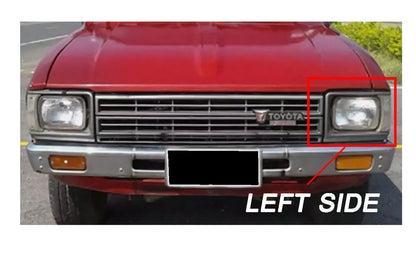 LH Headlight Cover for Toyota Hilux (1979-1983)