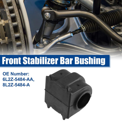 Front Sway Bar Bushing for Ford Explorer 2006-2010 - 2 x Rubber Black