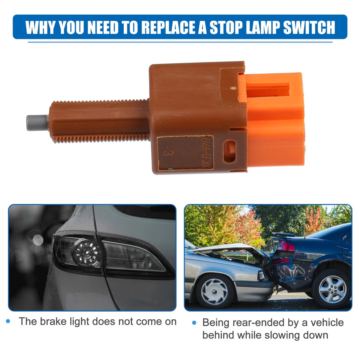 Brake Light Switch for Nissan Qashqai 1.5 dCi (2010-2014)