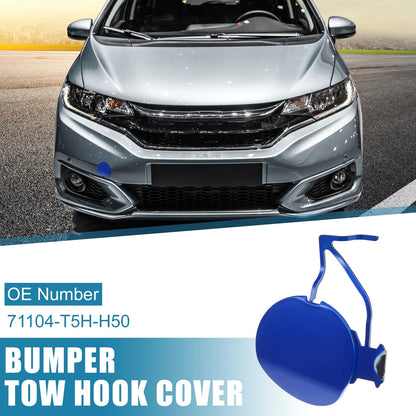 Front Bumper Tow Hook Cover for Honda Fit (2018-2019) - Deep Blue