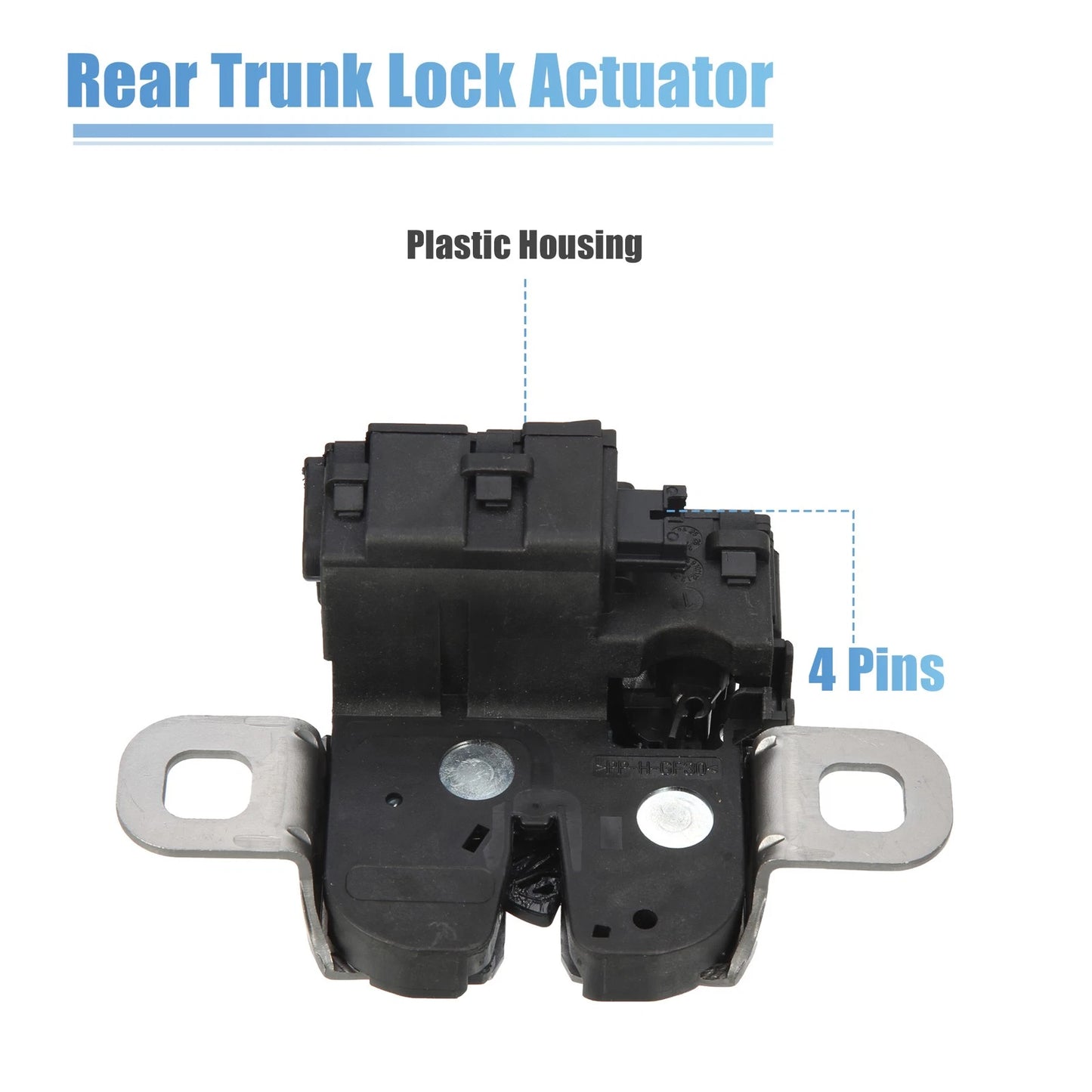 Trunk Lift Latch Tailgate Lock Actuator for BMW (Plastic, Metal, Black)