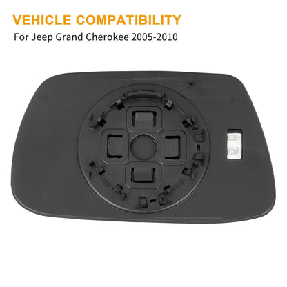 Heated Right Rearview Mirror Glass for Jeep Grand Cherokee (2005-2010)