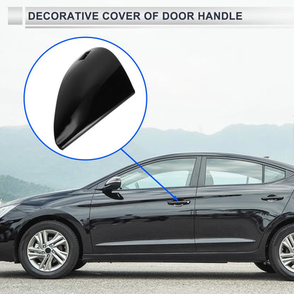 Front Left Door Handle Cover for Hyundai Elantra MK7 (2020-2023) Black