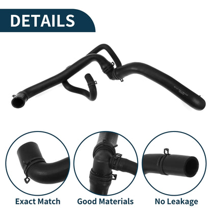 Radiator Hose Water Tank Drain Pipe for Ford Fiesta (2009-2017) 1 Pc