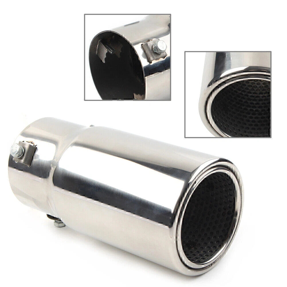 Stainless Steel Rear Exhaust Pipe Tail Muffler Tip for Toyota Prado (2008-2021)