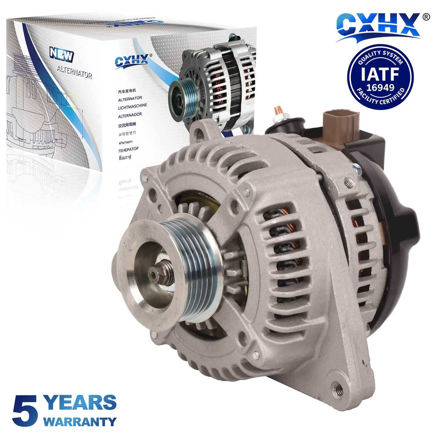 100A Alternator for Toyota 4Runner, Land Cruiser, Lexus GX470, LX470 (2003-2009)
