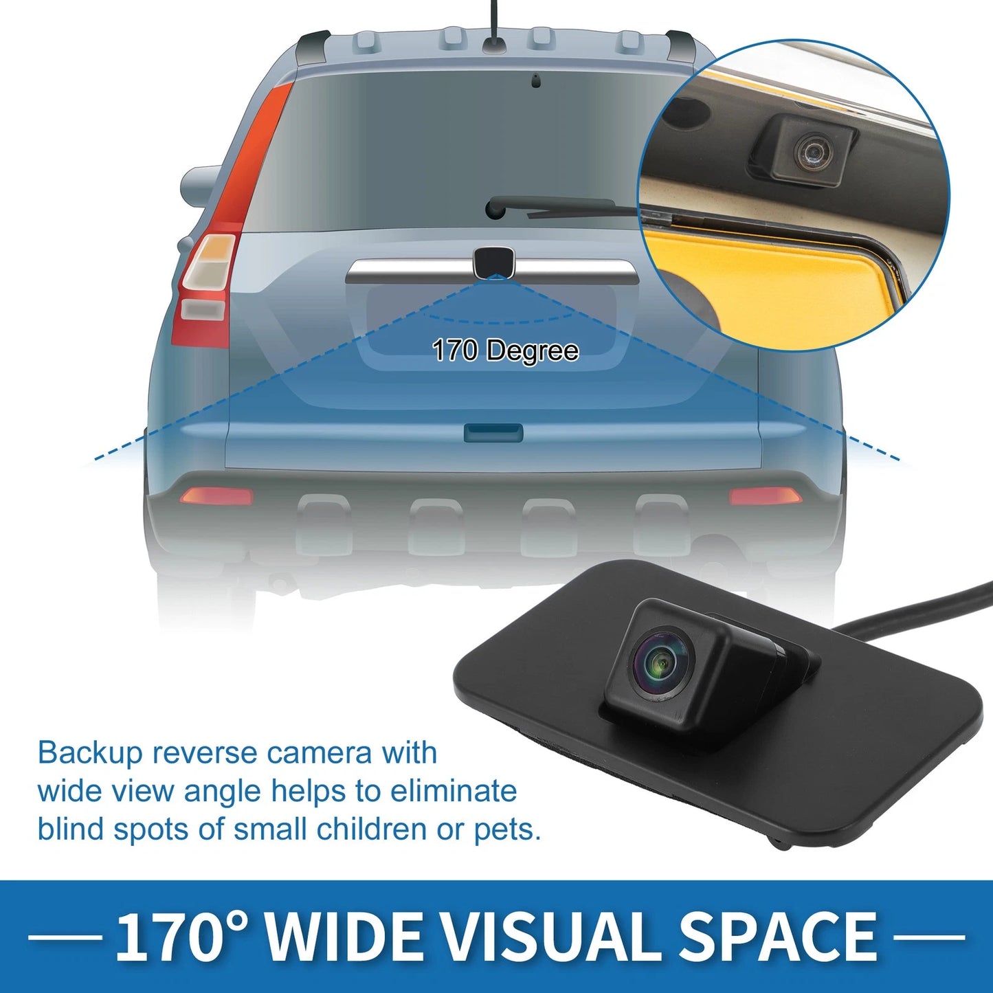 Rear View Park Assist Backup Camera for Chevrolet Suburban (2015-2019)