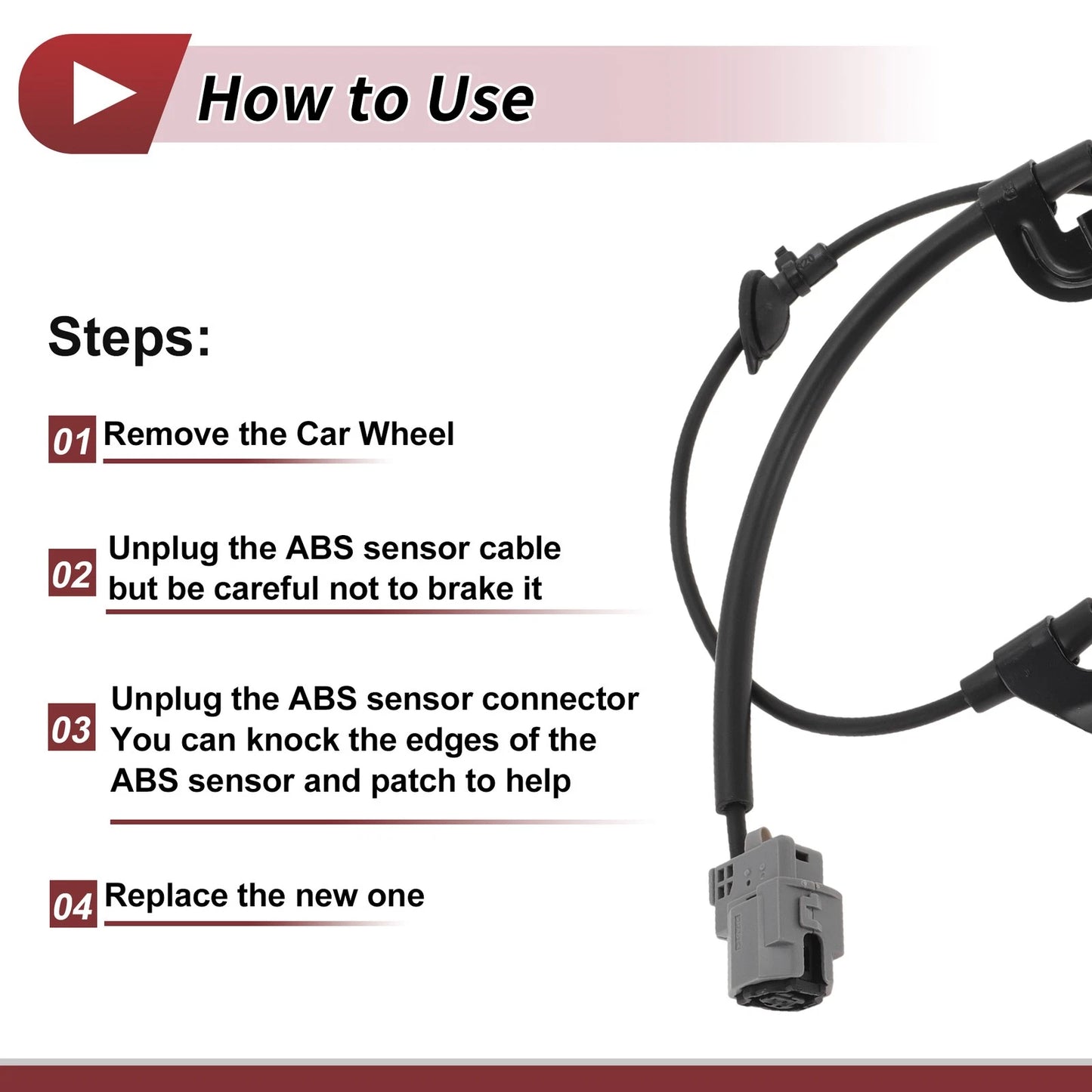 ABS Wheel Speed Sensor for Toyota Avalon Rear Right (2013-2018)