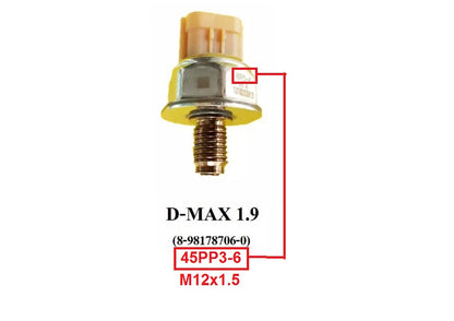 Fuel Rail Pressure Sensor for Isuzu Dmax 1.9L (2016-2018)