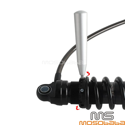 Remote Reservoir Rear Shocks for Harley Road King, Street Glide (2014-2023)