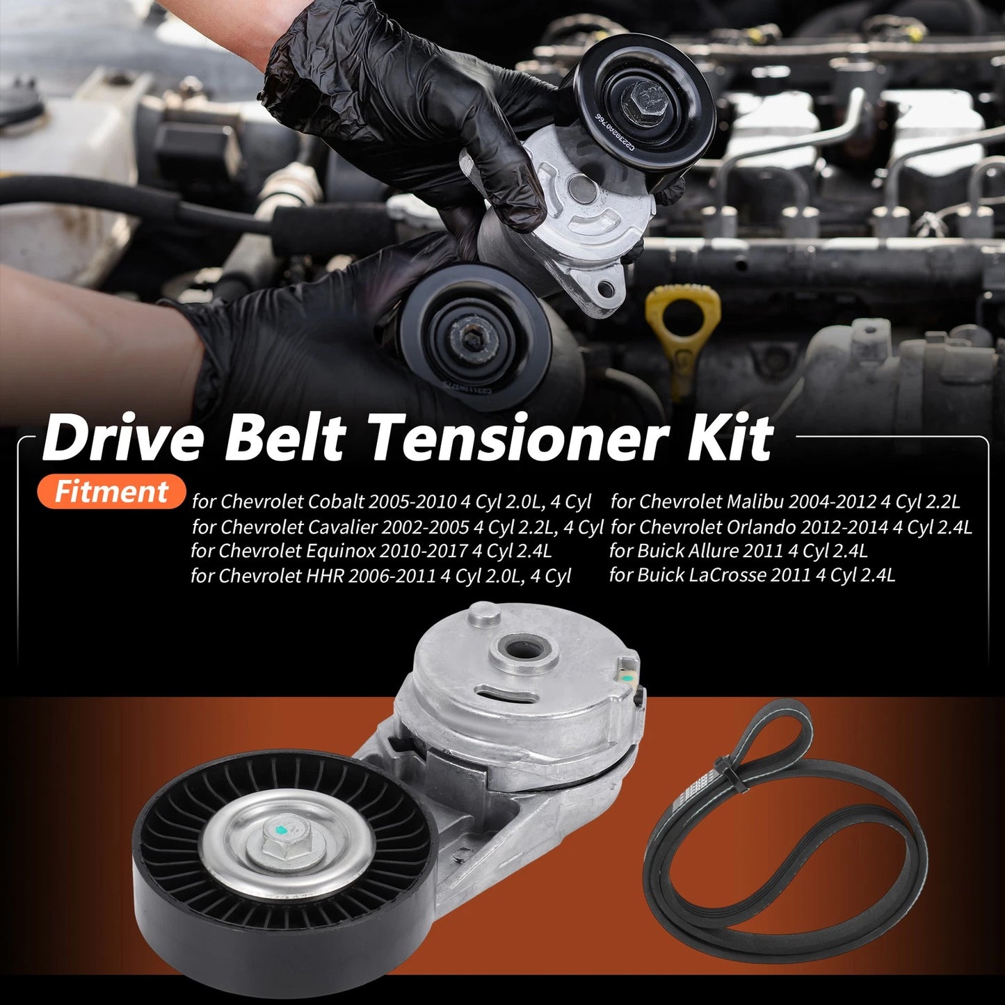 Drive Belt Tensioner Kit for Chevrolet Cobalt (2005-2010)