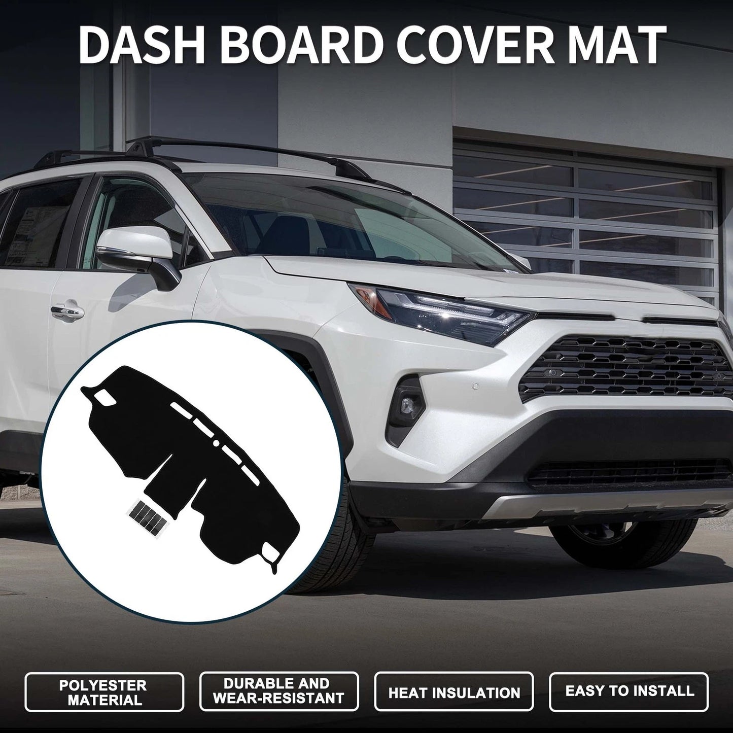 Dashboard Dash Cover Mat / Dash Cover for TOYOTA RAV4 (2019–2024)