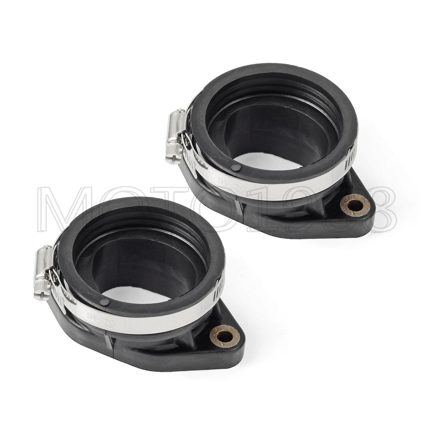 2 x throttle body intake manifold boot adapter for Polaris