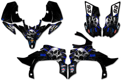 Full Graphics Kit Decals for Yamaha YFZ 450 (2009-2013)
