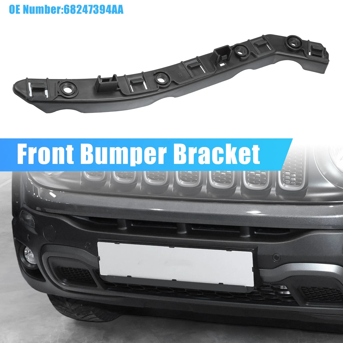 Front Right Side Bumper Cover Bracket for Jeep Renegade Sport (2015-2023)