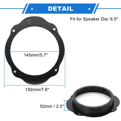 Speaker Spacer Ring for Ford C-Max 6.5" Tweeter Speakers 2 x Pcs