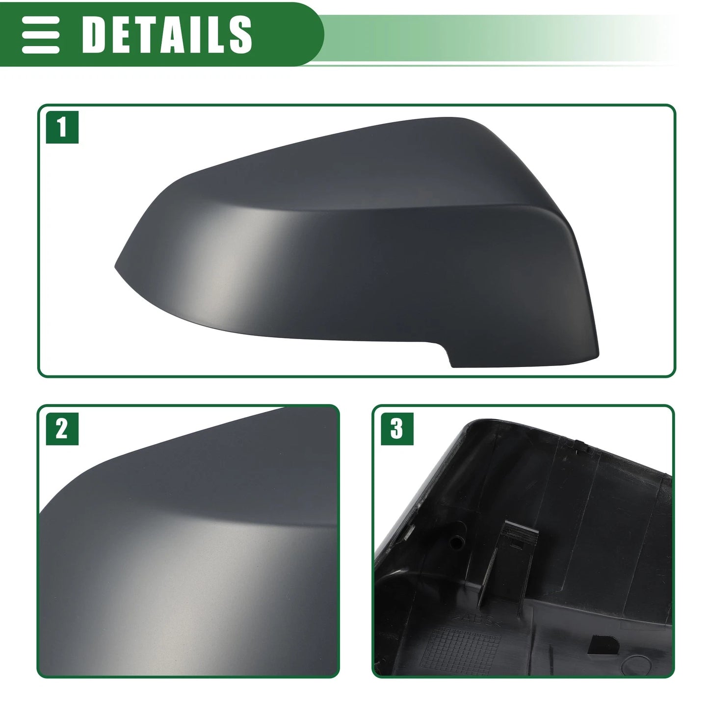 Right Side Rearview Mirror Cap for BMW 528i (2011-2016)