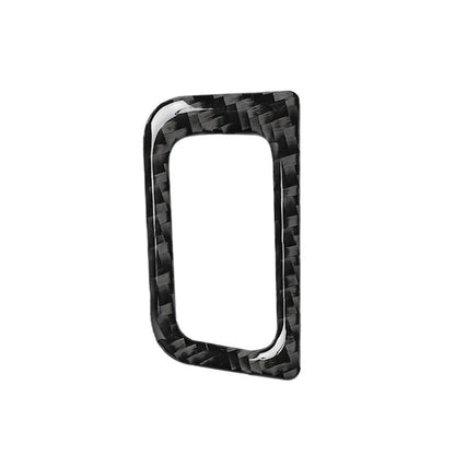 Carbon Fiber Black Rear Trunk Switch Button Frame Trim for Audi A6 A7 (2012-2018)
