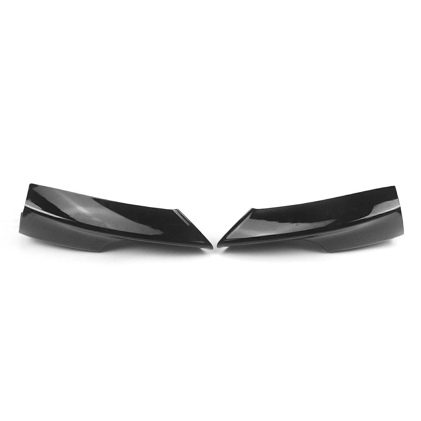 Front Bumper Spoiler Lip Glossy Black for BMW E90 E92 M3 (2008-2013)