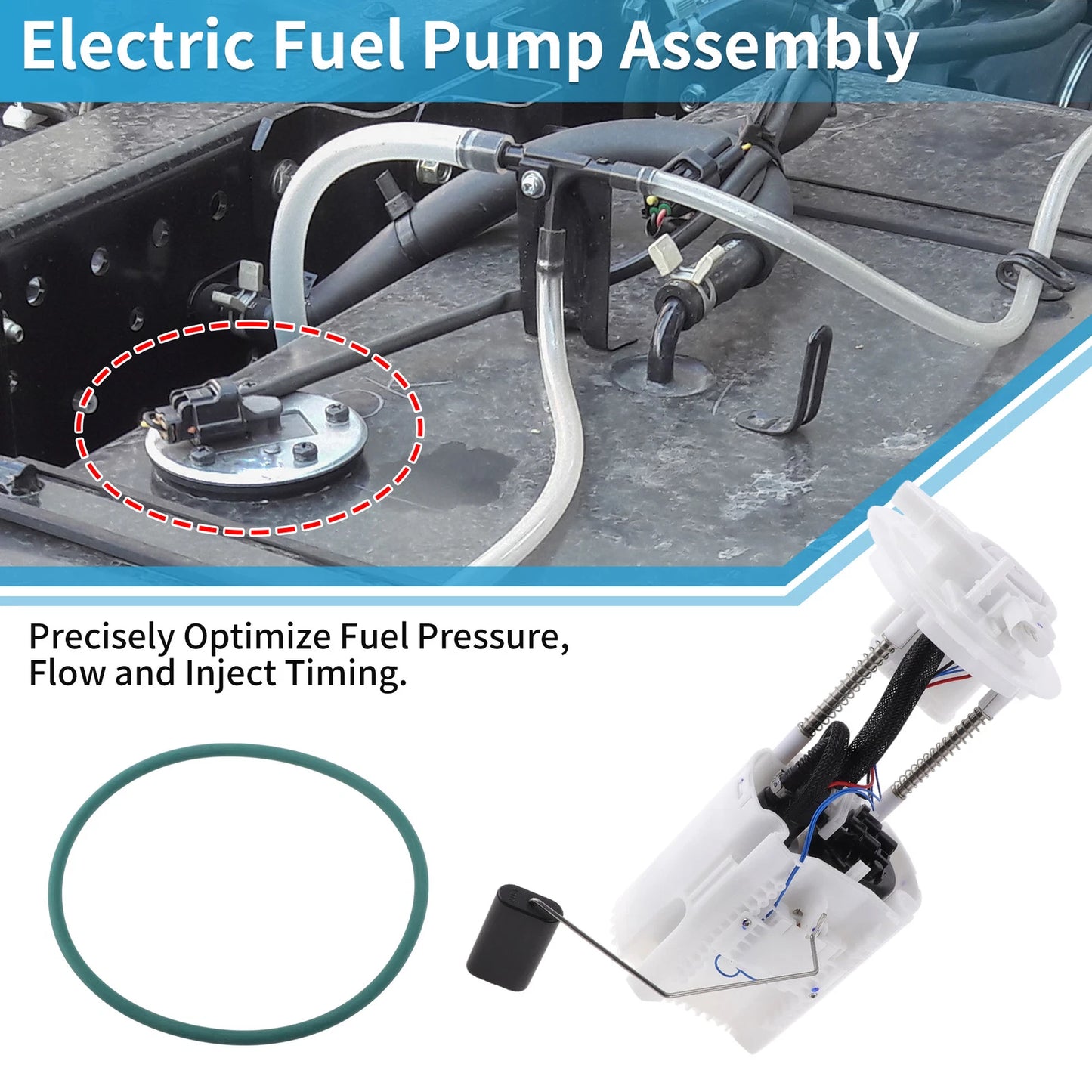 Electric Fuel Pump Assembly for Jeep Cherokee, Chrysler 200 (2000-2001)