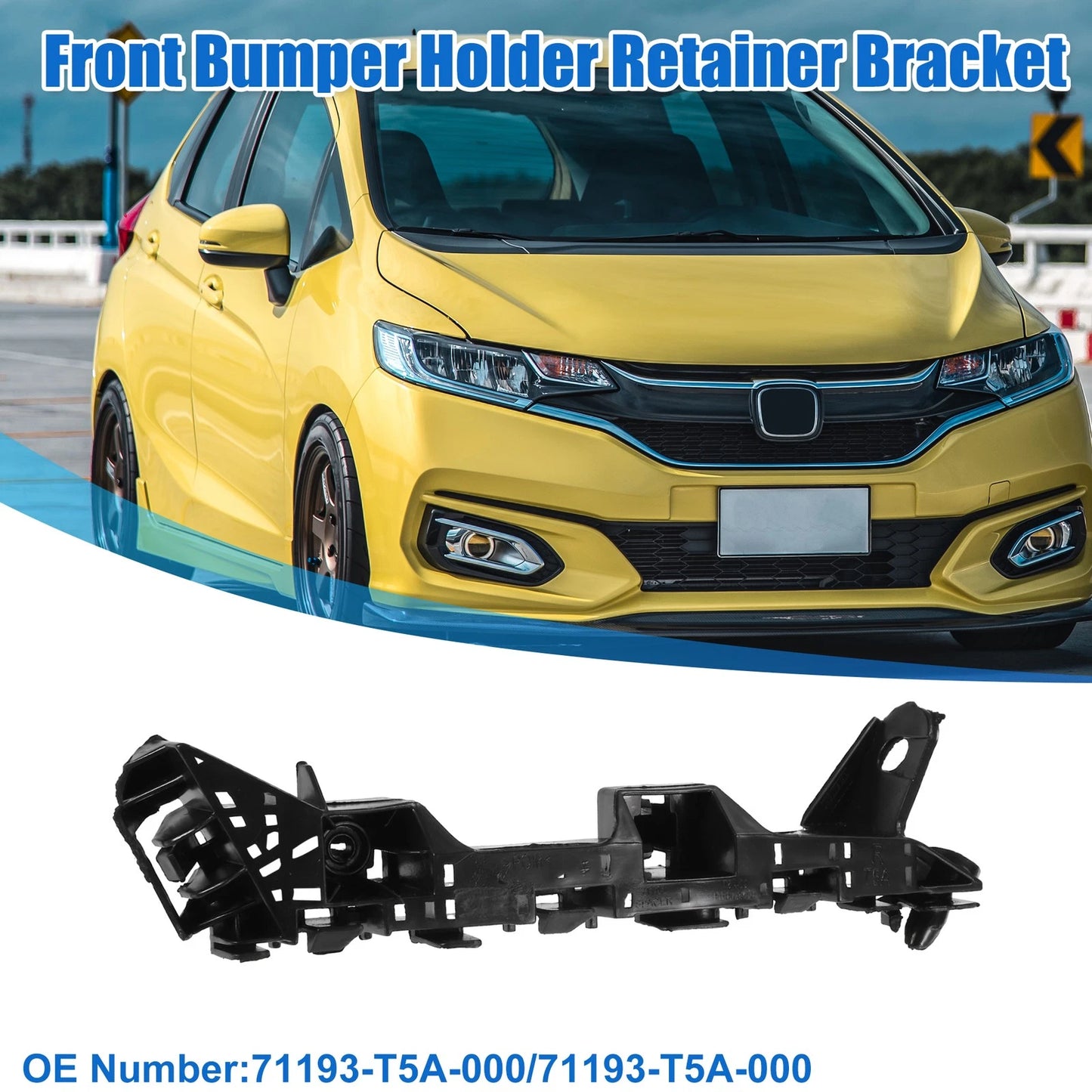 Right Side Front Bumper Mounting Support Bracket for Honda Fit (2015-2020)