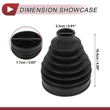 Outer CV Joint Boot Kit with Clamps for Mini Cooper (2002-2008)
