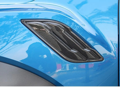 Carbon Fiber Front Air Outlet Side Fender Cover Trim for Ford F150 (2015-2019)