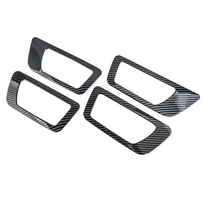 Carbon Fiber ABS Interior Door Bowl Covers for Toyota Highlander (2017-2019)